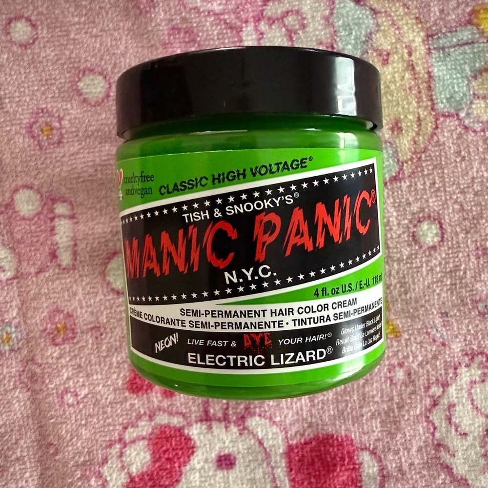 💥SOLD💥🦎💚 Manic Panic Electric Lizard Hair Dye